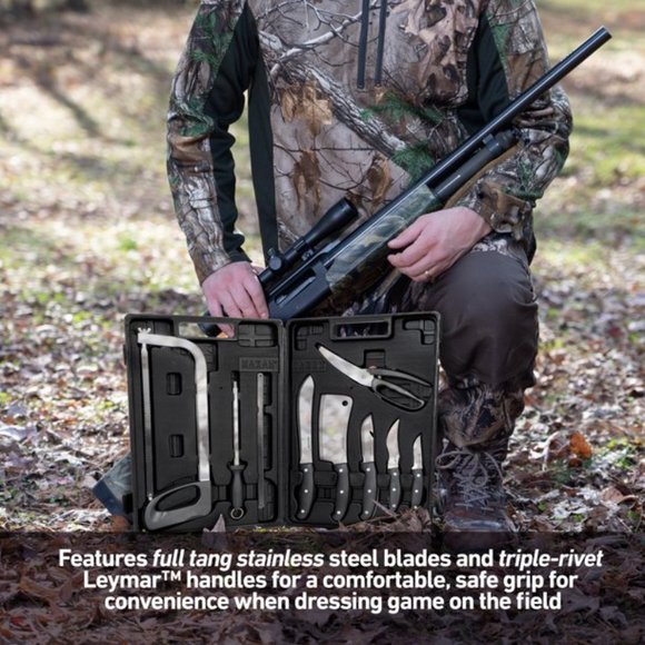 Butcher Set for Hunters - 13pc Game Processing - Gift For Hunters - Picture 5 of 6